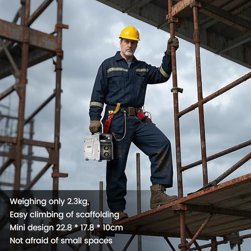 SSIMDER ARC Welder Machine Mini Inverter Welder ARC-200SI 240v MMA/Lift TIG/Hot Start/ARC Force Anti-Stick Portable Welding Machine with Smart LCD Display for Home DIY, Auto Repair, Metal Crafting 3 SSIMDER ARC Welder Machine Mini Inverter Welder ARC-200SI 240v MMA/Lift TIG/Hot Start/ARC Force Anti-Stick Portable Welding Machine with Smart LCD Display for Home DIY, Auto Repair, Metal Crafting - Image 3