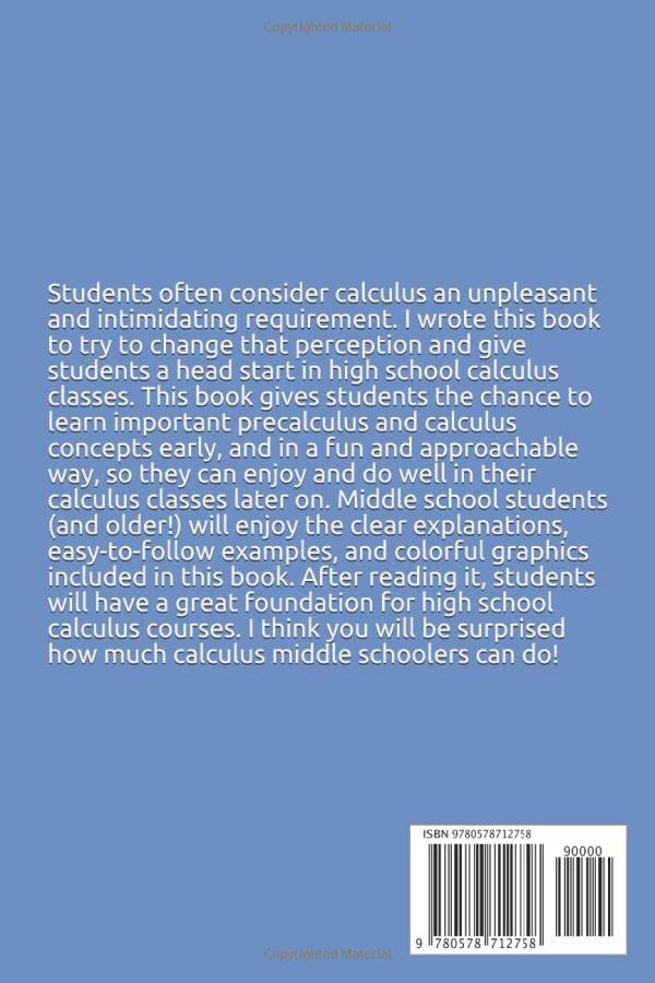 Calculus for Middle Schoolers