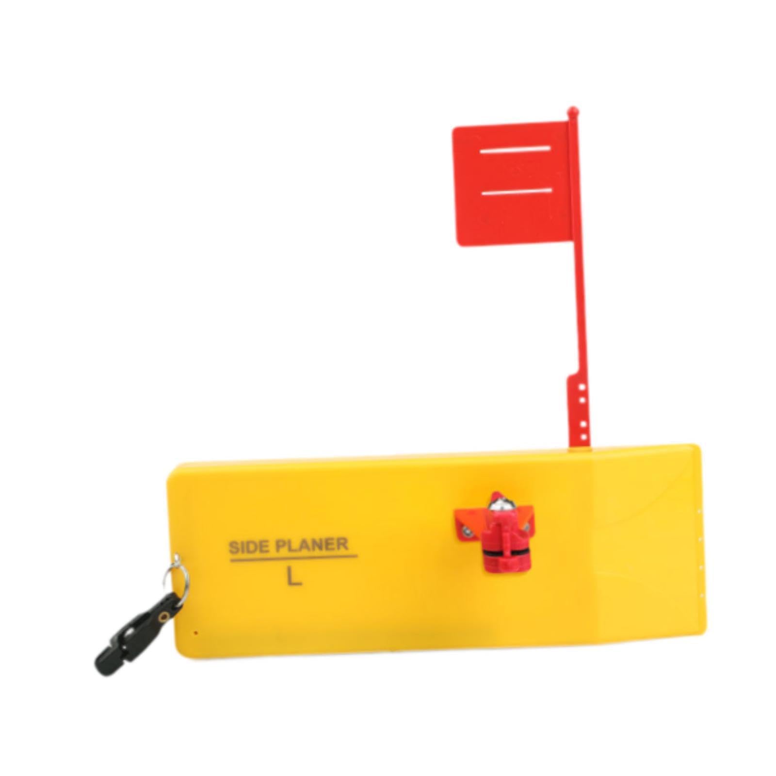 Menolana Fishing Planer Board Side Planer Medium Sized Fishing Inline Side Clip Quick Grip Snap Release Fishing Tackle for in/, Left