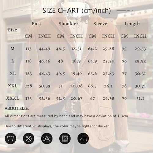 Sakko Herren Cord Blazer Stylisch Vintage Anzug Jackett Lässige Anzugjacken für Herren Regular Fit Cordjacke Business Elegante Winterjacke Casual Übergangsjacke Grün