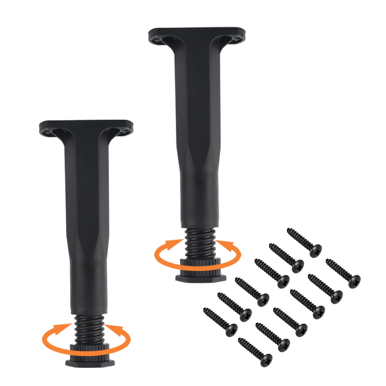 Snapklik.com : Jayen 2Pcs Adjustable Bed Frame Support Legs