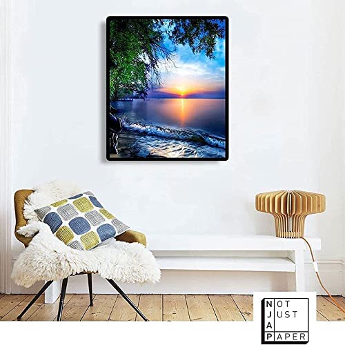 Peinture diamant 5d complet grand format coucher de soleil toile - 2
