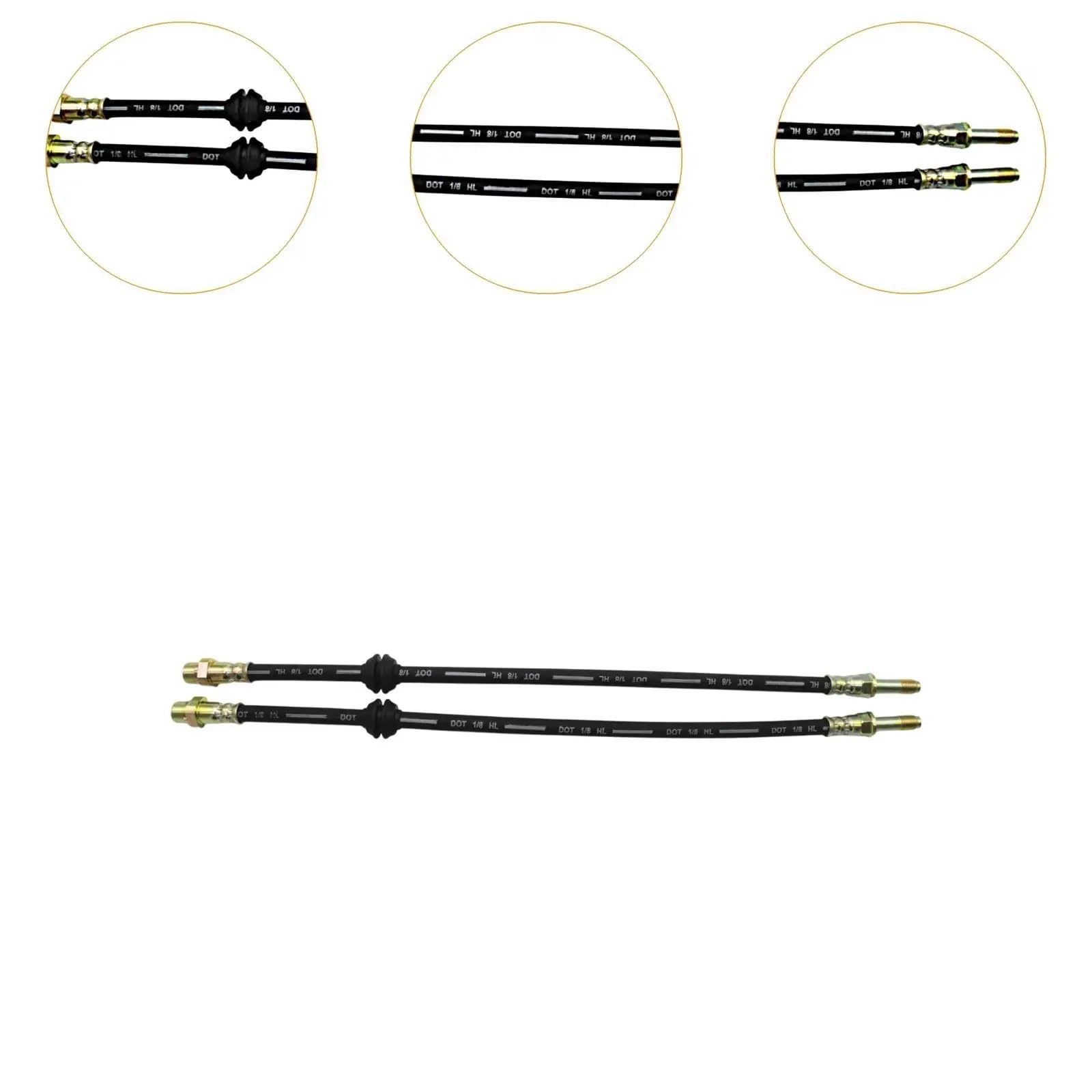 Für 323ci E46 2000 330i E46 2001-2005 323i E46 2000 328IS E46 1999 2 Stück Vorderradbremsschläuche Set 34 32 1 165 587 Bremsleitung