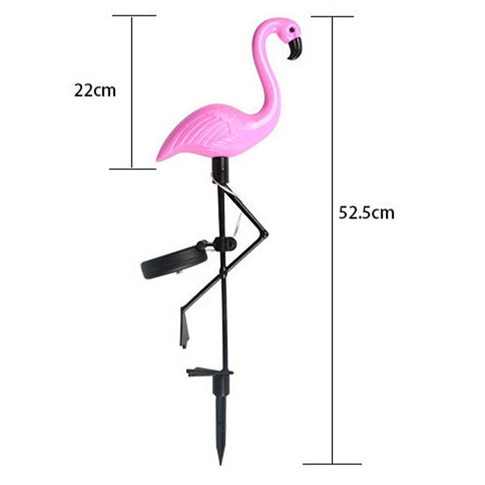 Syfunlv Flamingo light, flamingo garden lights, LED flamingo solar light, 52.5 x 22 x 6.5 cm, IP55 waterproof - Image 3