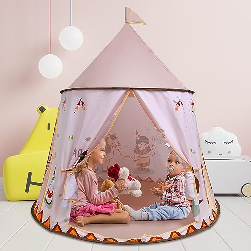 Design creativo: La tenda da gioco per bambini adotta il design della yurta mongola con un simpatico aspetto da cartone animato, adatto sia ai bambini che alle bambine. I bambini possono usare la loro immaginazione e creatività mentre giocano nella casetta, rendendo la loro infanzia piena di divertimento e creatività.