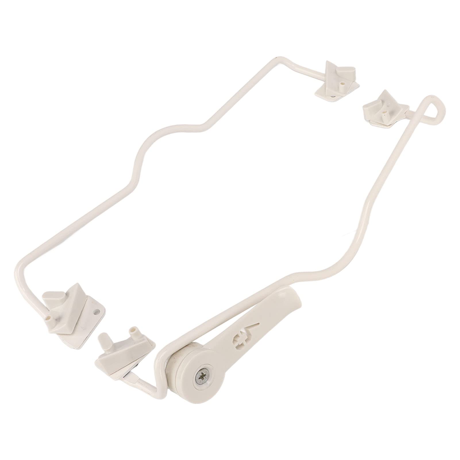 Marco Protector para Scooter eléctrico Blanco con Soporte para pie, Soporte de protección para Scooter de Acero Inoxidable para Mayor Seguridad y Rendimiento Suave, Accesorio