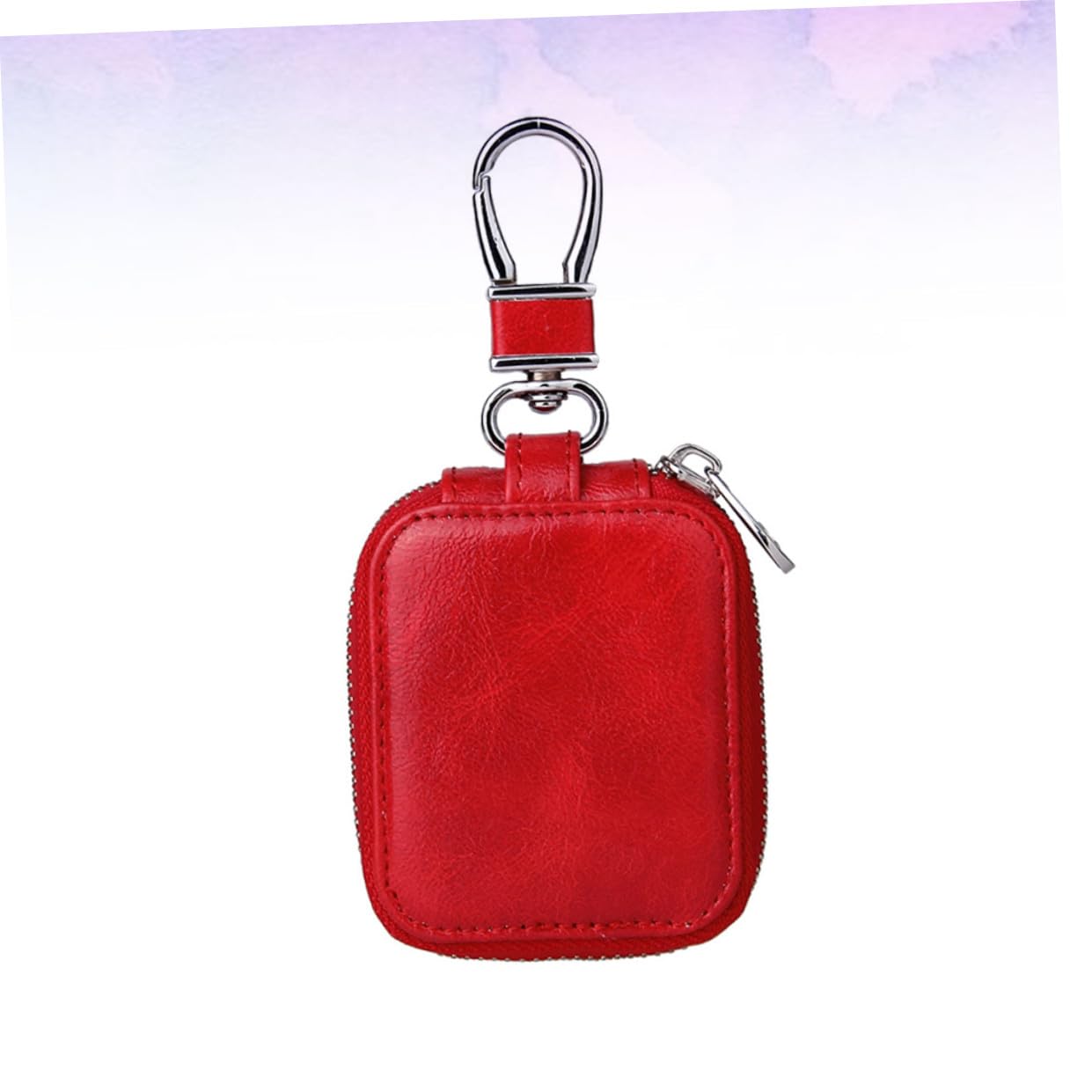 DOITOOL 3 Piezas Estuche De Cuero para Auriculares Funda De Silicona para Auriculares Cubrir Protector De Inalámbricos Caso De Rojo Bolsa con Cierre PU