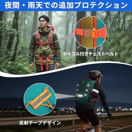 アラシヤマ 登山リュック 20L