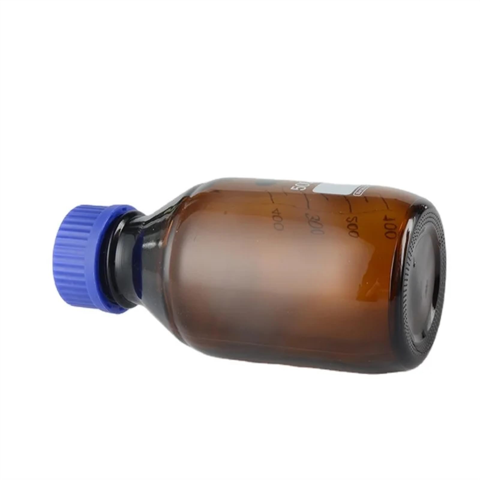 Zestaw szklanych butelek na odczynniki, brązowe butelki laboratoryjne, 50 ml - 1000 ml, opakowanie 7 sztuk, do przechowywania chemikaliów i użytku laboratoryjnego