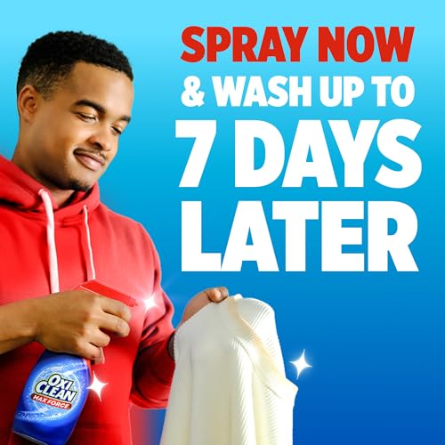 Image of OxiClean Max Force Laundry Stain Remover Spray Refill, 48 fl oz