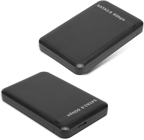 Miniatura 7 de Qiilu Disco duro externo para portátil Disco duro externo Abs 2.5 pulgadas Usb3.0 Sata3.0 de alta velocidad 6Gbps Caja de disco duro móvil Soporta
