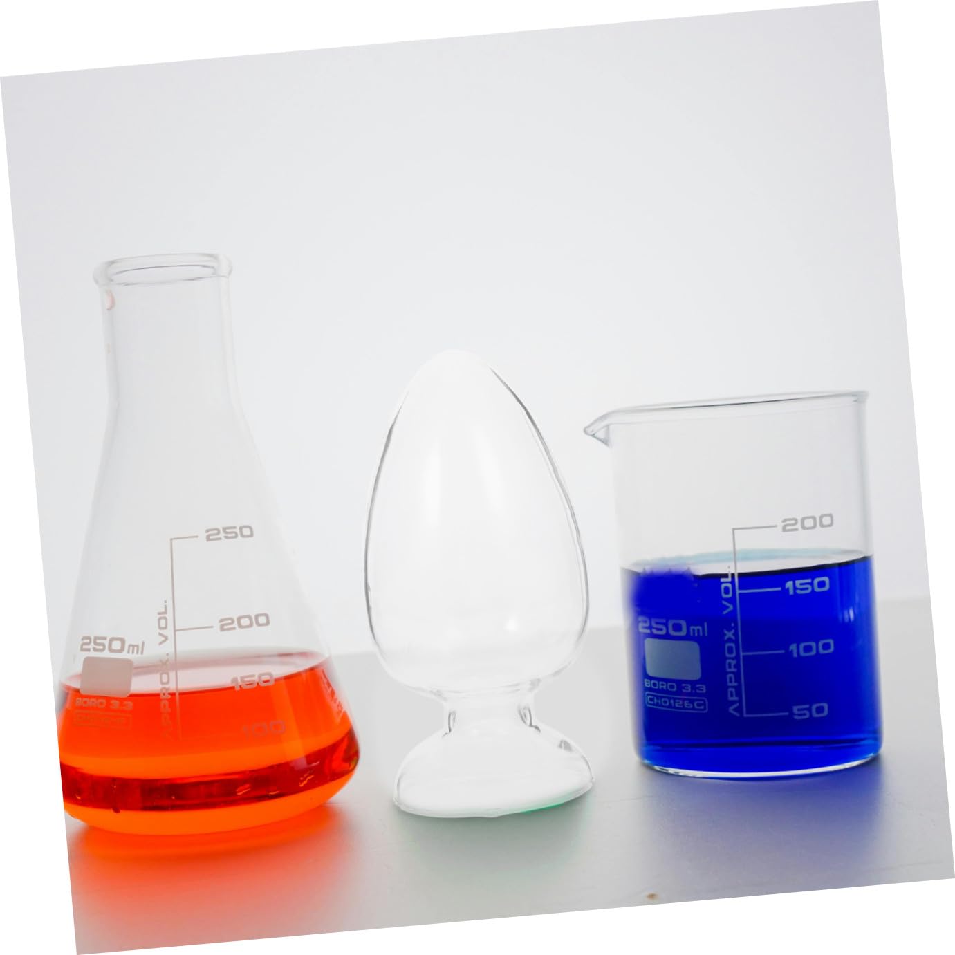 PRETYZOOM 2 Sätze Glasaufbewahrungsflaschen Transparente Laborflasche Mit Stabilem Deckel Hühnerherzform Für Probenpräsentation Und Aufbewahrung 2 Stück * 2