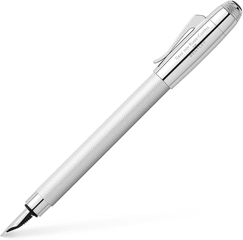 Graf von Faber-Castell Pluma estilográfica Bentley White Satin - Extrafina