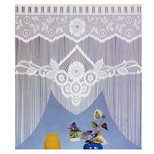 heimtexland Gardinen, Vorhang, Fadenstore-Fensterbild in M-Bogenform mit...