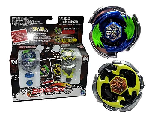 Beyblade Metal Fury Pegasus Storm Bringer 2-Pack : Amazon.sg: Toys