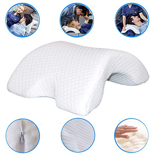 Slow Rebound Pressure Pillow Memory Foam Arch Pillow, 6 in 1 Multifunction Ergonomic