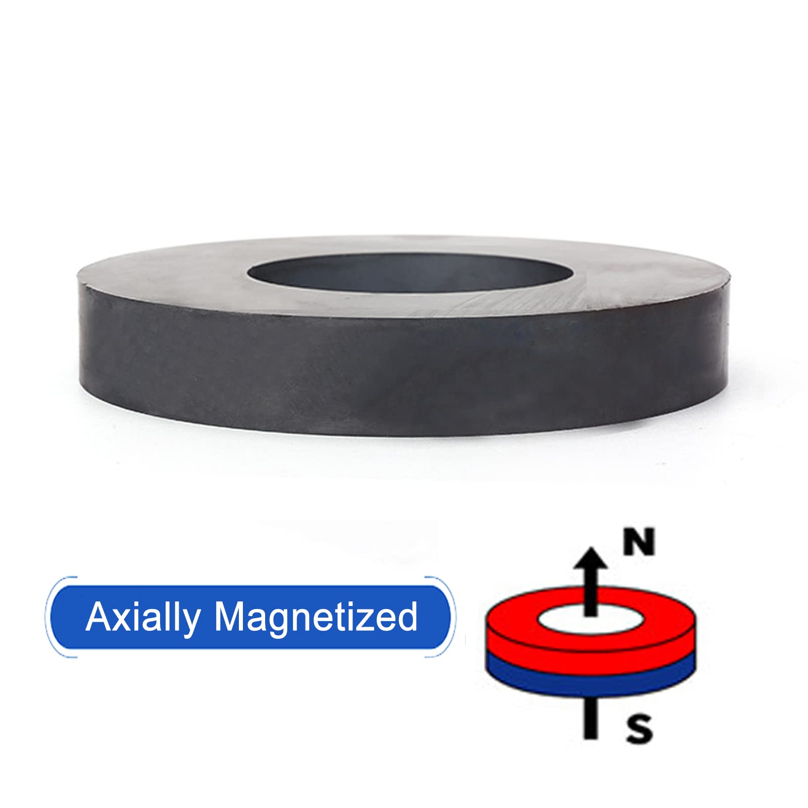 Magnete Anello Ferrite Grande - Disco Ceramica 120mm Per Fai Da Te E Industria - Foto 10