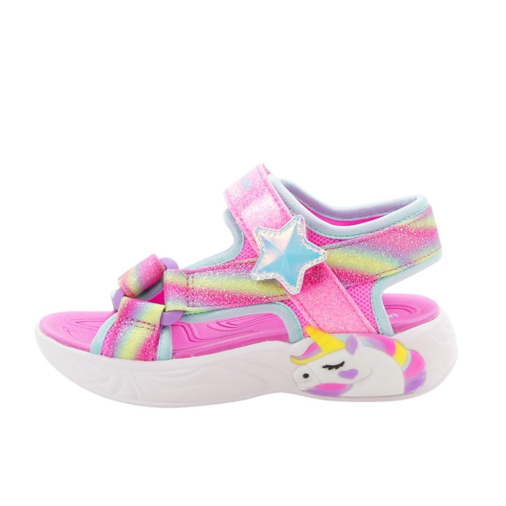 Skechers Dziewczynki 303107l PkmtSandał płaski