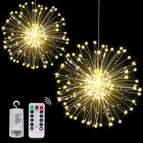 Fairy String Lights Christmas Lights,120 LED 8 Modes Dimmable String Fairy Lights with Remote Control,Waterproof Copper Wire Decorative Hanging Starburst Lights for Christmas Decoration Fairy String Lights Christmas Lights,120 LED 8 Modes Dimmable String Fairy Lights with Remote Control,Waterproof Copper Wire Decorative Hanging Starburst Lights for Christmas Decoration