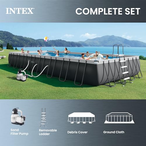 Image of INTEX Ultra XTR 32ft x 16ft x 52in Above Ground Swimming Pool Set w /Pump