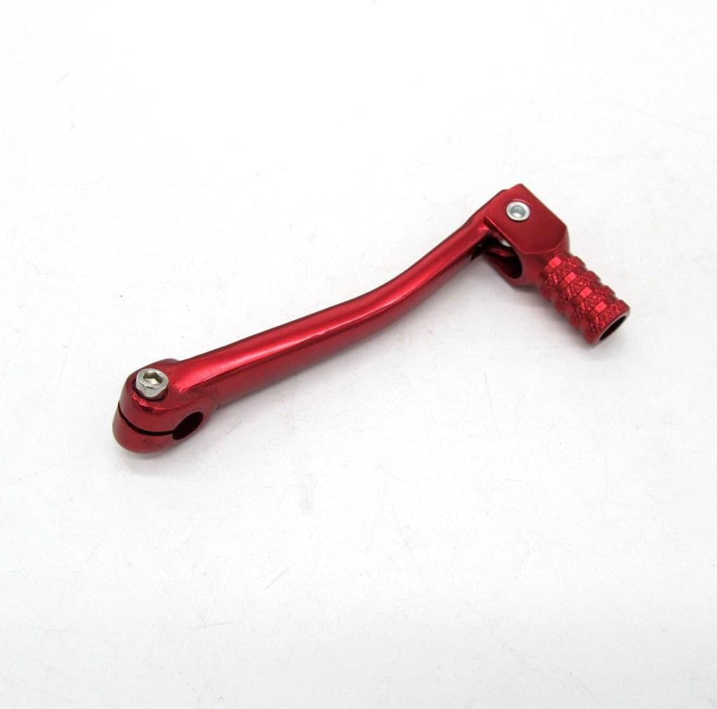 Kickstart Kick Start,Aluminum 2" Folding Gear Shifter Shift Lever for Honda XR50 CRF50 XR CRF 50cc 70cc 90cc 110cc 125cc Dirt Pit Bike（red）