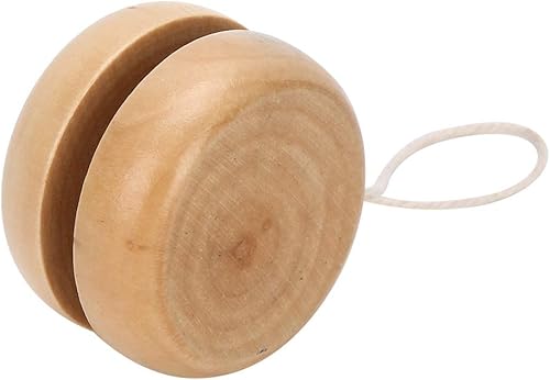 Miniatura 3 de Yoyo de madera de 3 piezas de madera para manualidades, color de tronco, mini redondo de bricolaje, juguetes pequeños de madera, Yoyo para niños,
