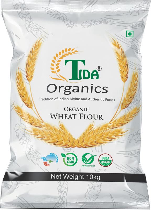 Buy TIDA s Whole Wheat Atta/Flour/ Chakki Atta / Chakki Fresh Atta,10KG