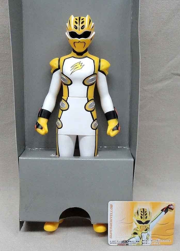 Amazon.co.jp: 戦隊ソフビ ゲキレンジャー 5 スーパーゲキイエロー