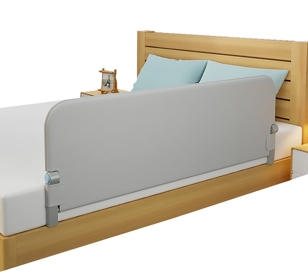 Barandilla de cama portátil, barandilla protectora de seguridad, plegable, anticaídas, para adultos y discapacitados, accesorio esencial para el dormitorio