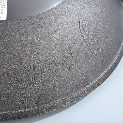 Wok de hierro martillado a mano 36 cm miniatura 4