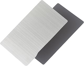 LYCJMUS Resin 3D Printer Platform, Building Plate and Magnetic Sheet, Flexible Steel Plate Flex Bed for 5.5 inch 3D Printer (135X80MM)