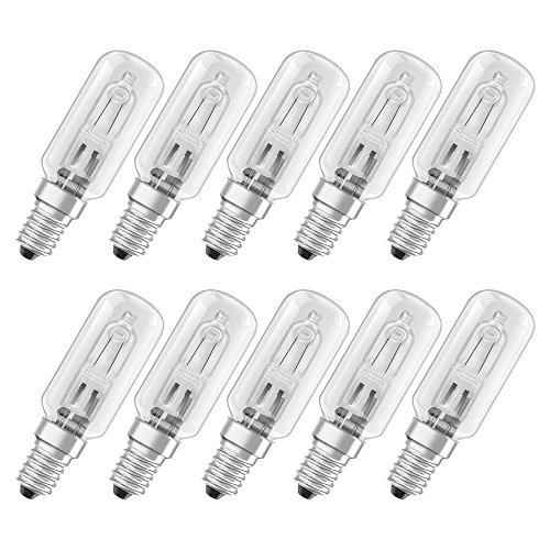 Preisvergleich Produktbild 10 x OSRAM Halogen Halolux T ECO 40W E14 klar 64861 T Röhre Glühbirne 40 Watt warmweiß dimmbar