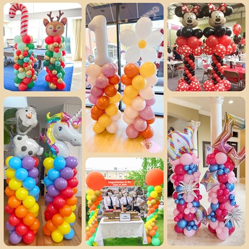 Ahorra 39% en kit de soporte de columna de globos ajustable de 7 pies