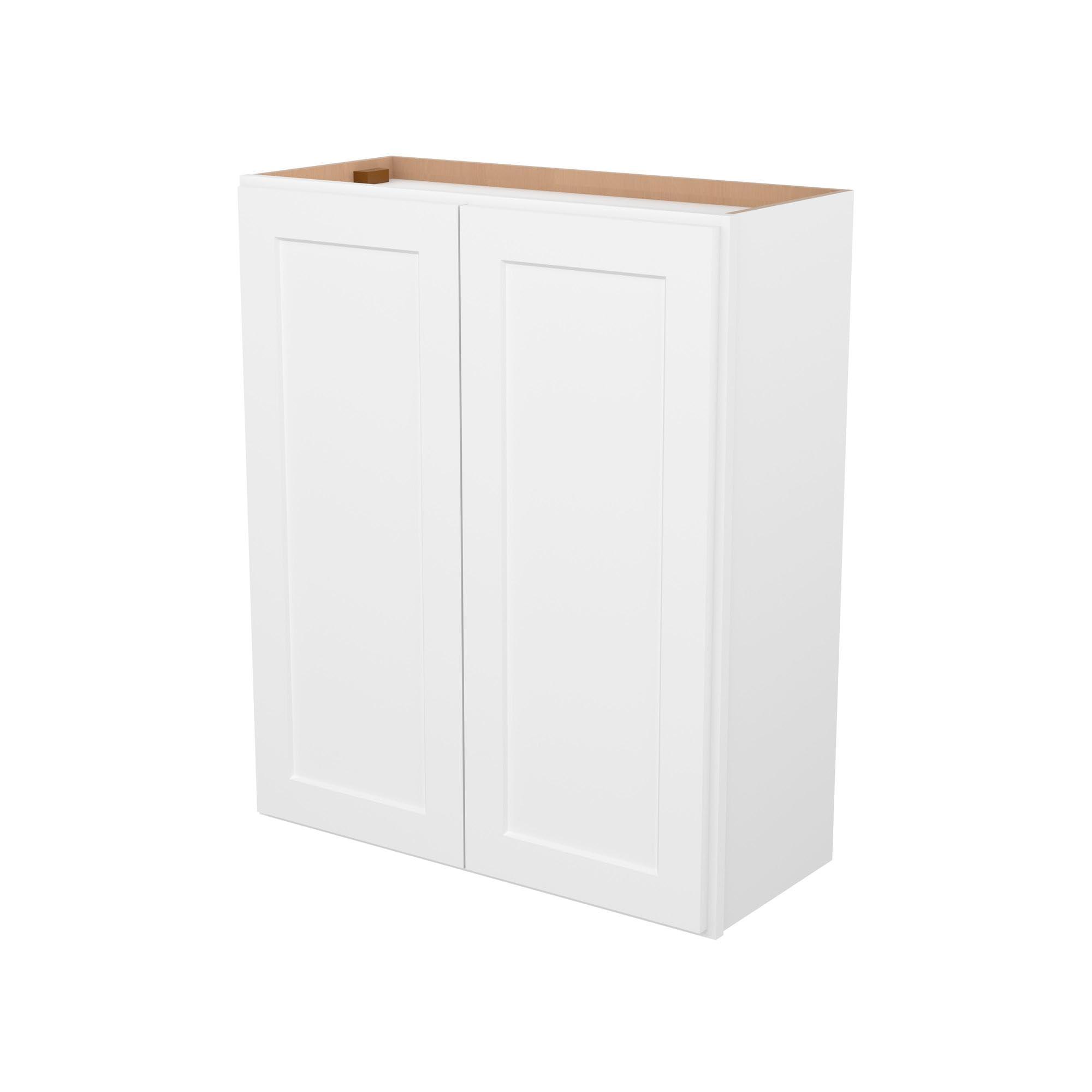Furinno Shaker 3-Tier Wall Kitchen Cabinet, 2-Door, White