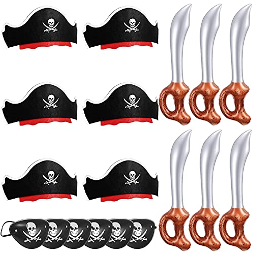 Legigo 18 Pcs Funny Pirate Party Set- Include 6...