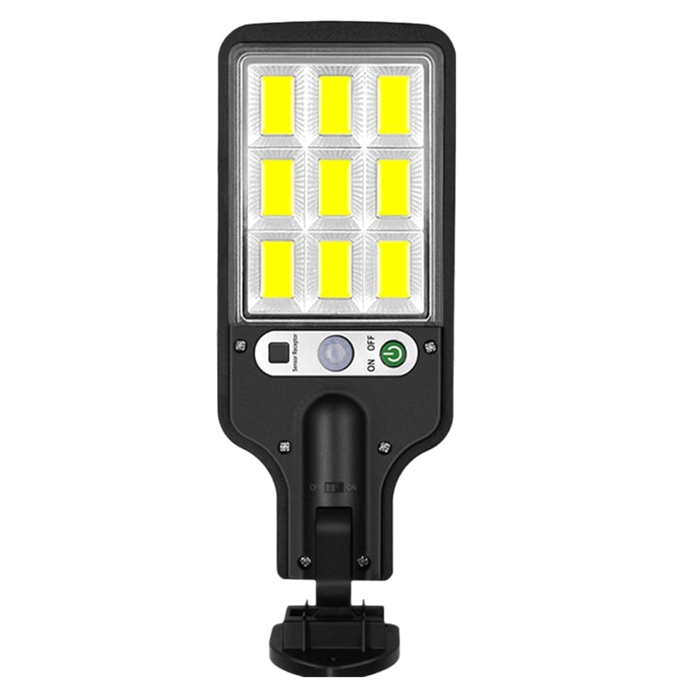 Hndhbfgrt Solar Street Lights Outdoor Human Body Sensing Wall Light for Courtyards Gardens Rural Roads Waterproof Installation