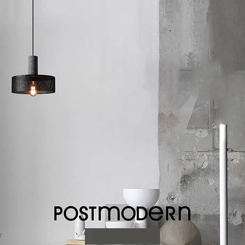 Miniatura 4 de Lámpara colgante lineal para cocina, polea de hormigón, lámparas de techo, iluminación colgante industrial vintage con lámpara de rueda retráctil en