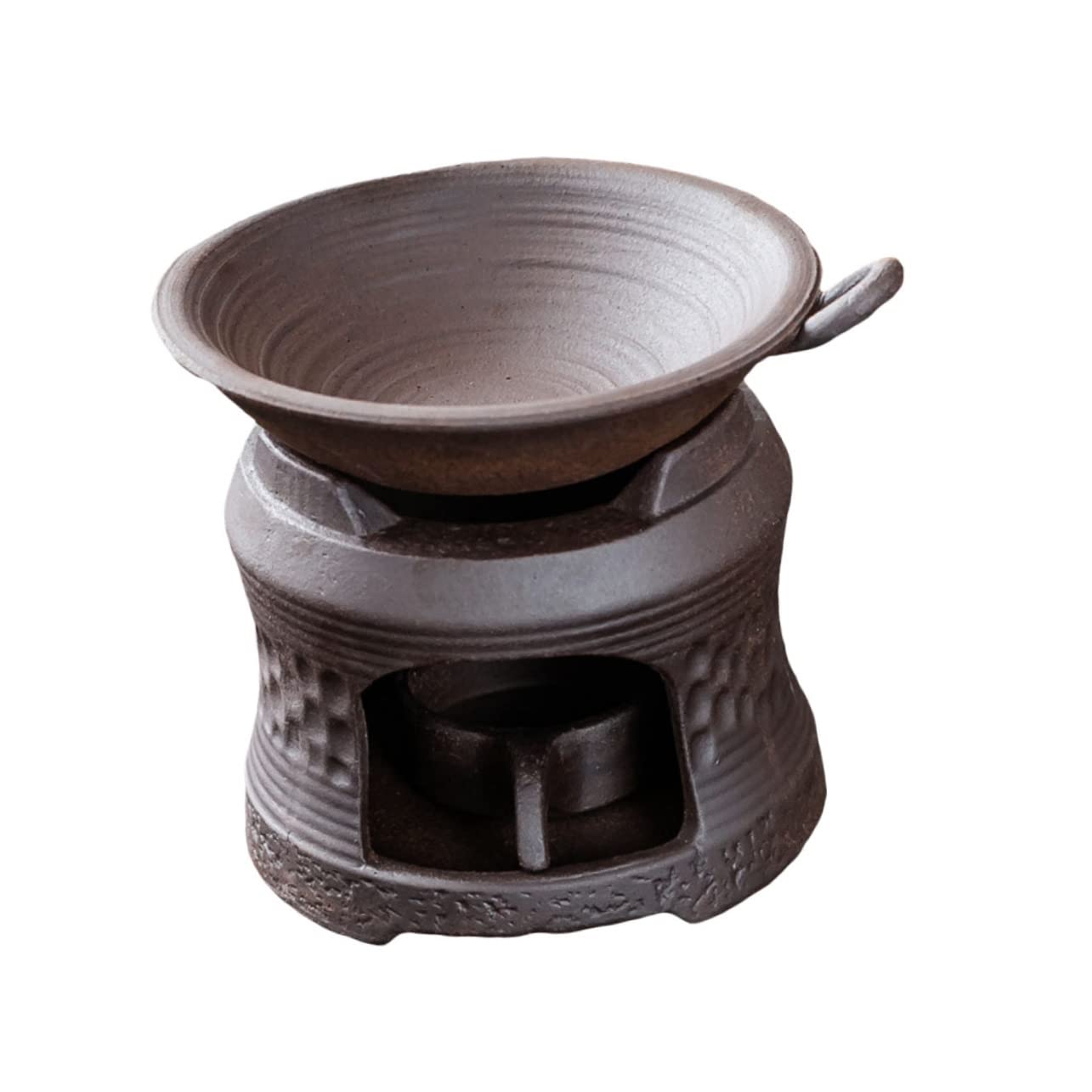 NAMOARLY Tea Heater for Home Stovetop Teapot Warmer Ceramic Tea Warmer Retro Style