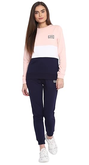 Cotton Blend Track Suit For Womens