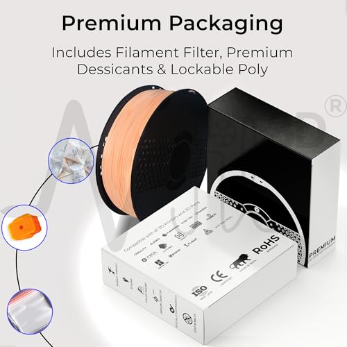 Image of NFIL3D 1KG Net Turbo Finish PLA+ Skin 3D Printer Filament | Filaments for 3D Printer| 1.75mm| Accuracy + /- 0.015mm | 1000g 3D Filament, 250g Spool, 350g Packaging Weight (Total Weight 1.6KG)