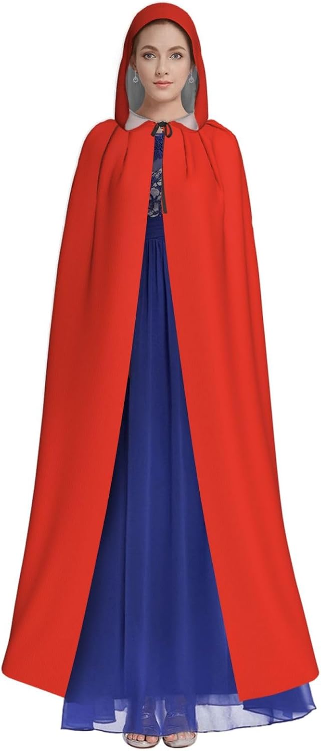 SSIMOO Hand Painted Flamingo Bird Eye-Catching Cosplay Costume Cape for Women - Unisex Vampire Cloak for Halloween.