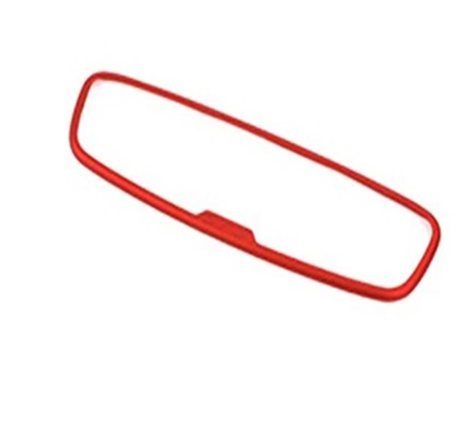 Interior Mouldings for Cayenne for Macan for Panamera Car Rearview Mirror Decorative Cover Frame Accessories Modified Interior Stickers Car Accessory(Style A Red)