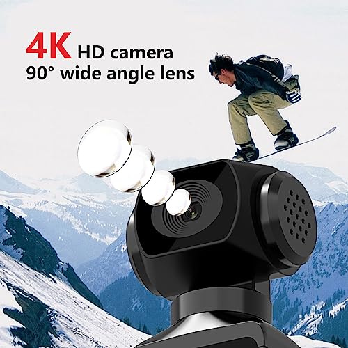 PEIXEN Sports Pocket Camera, 3-axis Handheld Gimbal Stabiliser, 4k Video Recorder, 270° Rotating Lens, 1080p Hd Video, 2.5 Microphone External Connector - Image 2