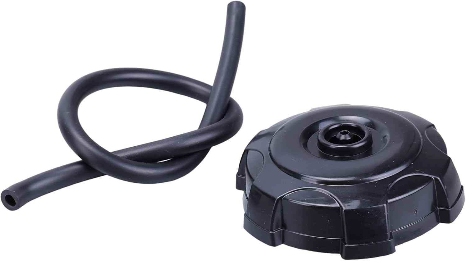 Fuel Tank Cap Cover with Tube 51048-1133, for Kawasaki Bayou 220 KLF220 1988-2002 & 250 KLF250 2003-2011, for Bayou 300 400,Lakota 300, for Prairie 300 360 400 Replace 51048-1129 51048-1127