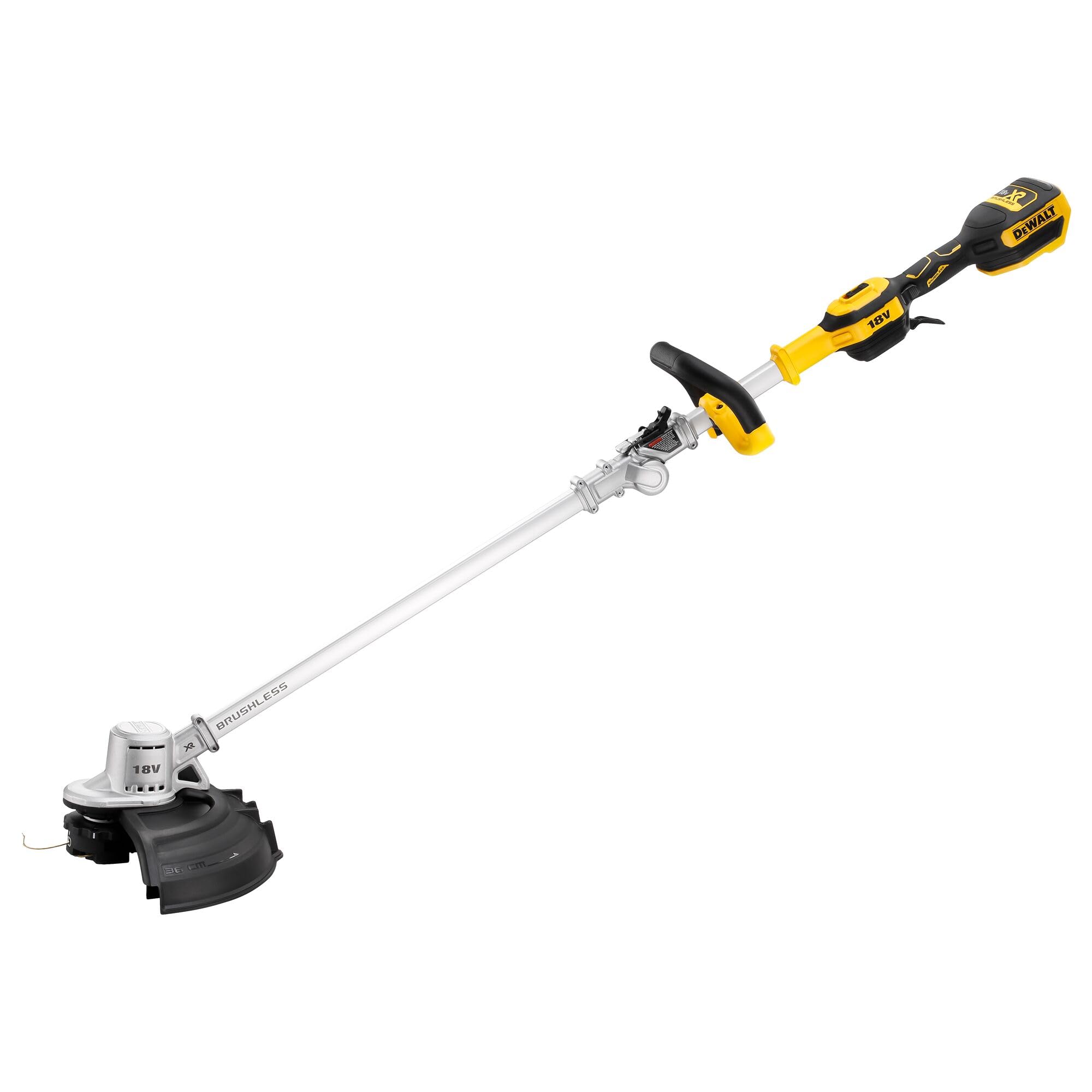 DEWALT DCMST561N-XJ - Corta Bordes sin escobillas XR 18V 36cm Mango Plegable sin Cargador/batería