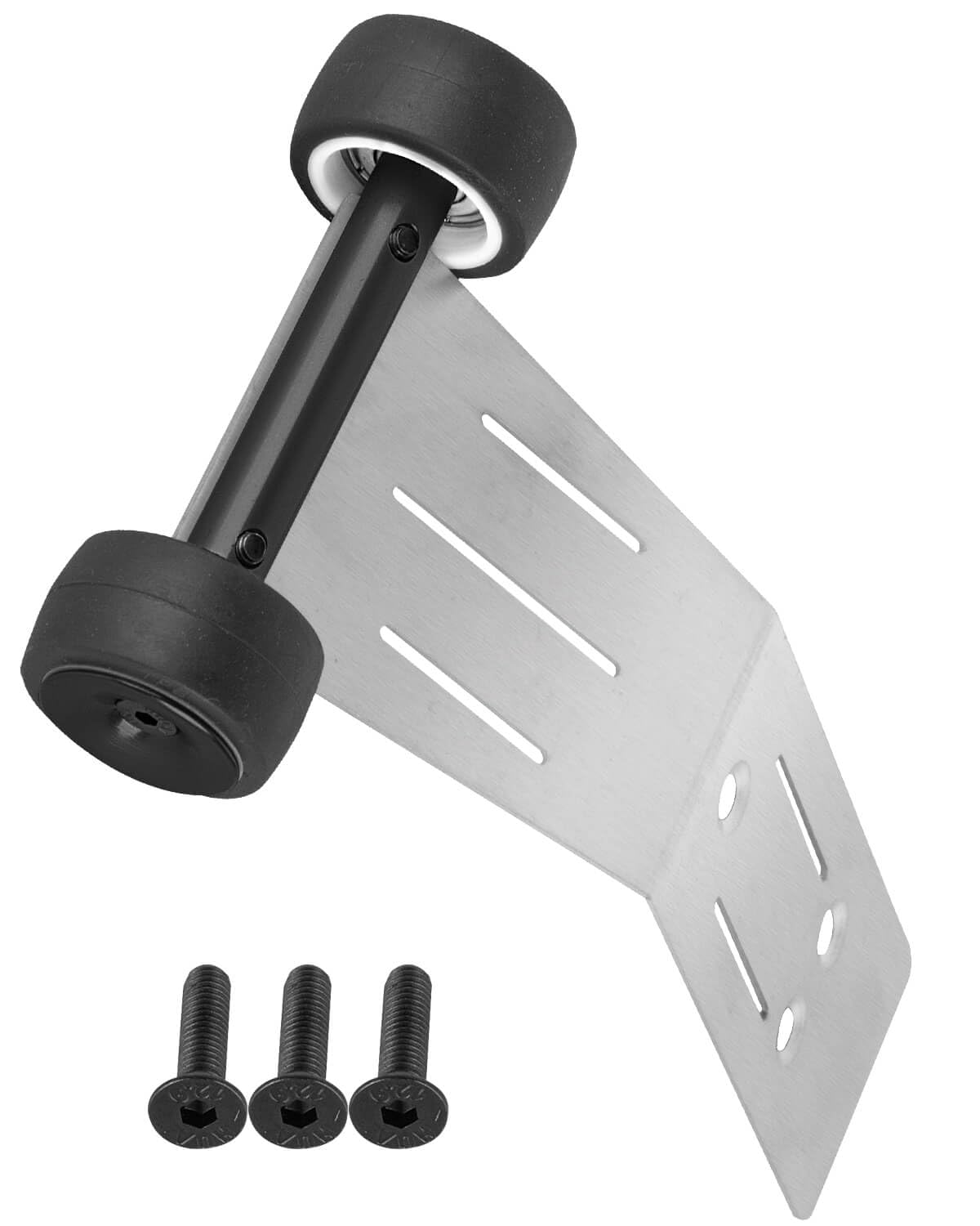 RCYouHott RC Upgrade Parts Steel Wheelie Bar for 1/16 Mini Maxx 4WD RTR Brushless Monster Truck (#107154-1),Tail Wheel Head up Wheel Hop Ups,Black(1