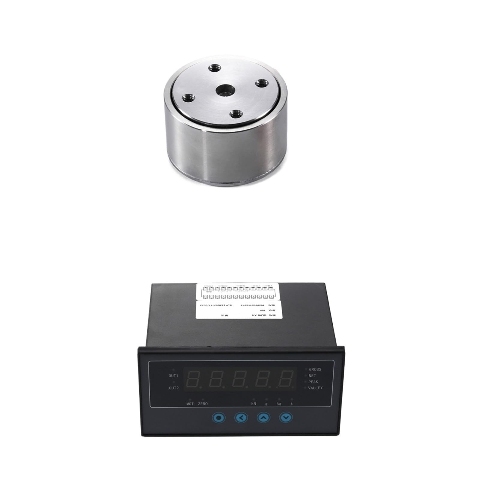 MXXDMOPD Load Cell Sensor with Indicator Display Compression Force Weight Pressure 5KG 10KG 20KG 30KG 50KG(20KG and Indicator)