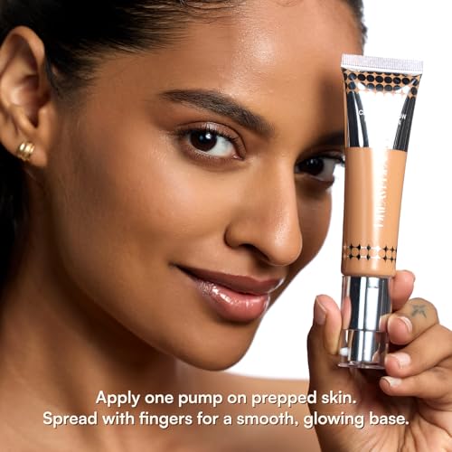Image of Dream Beauty Celestial Glow Foundation | Unnoticeable Lightweight Foundation with Universal Shade Adaptability | Everyday, Skin-Like Finish | 12H Wear | Breathable Formula | 30ml (Neutral Deep)
