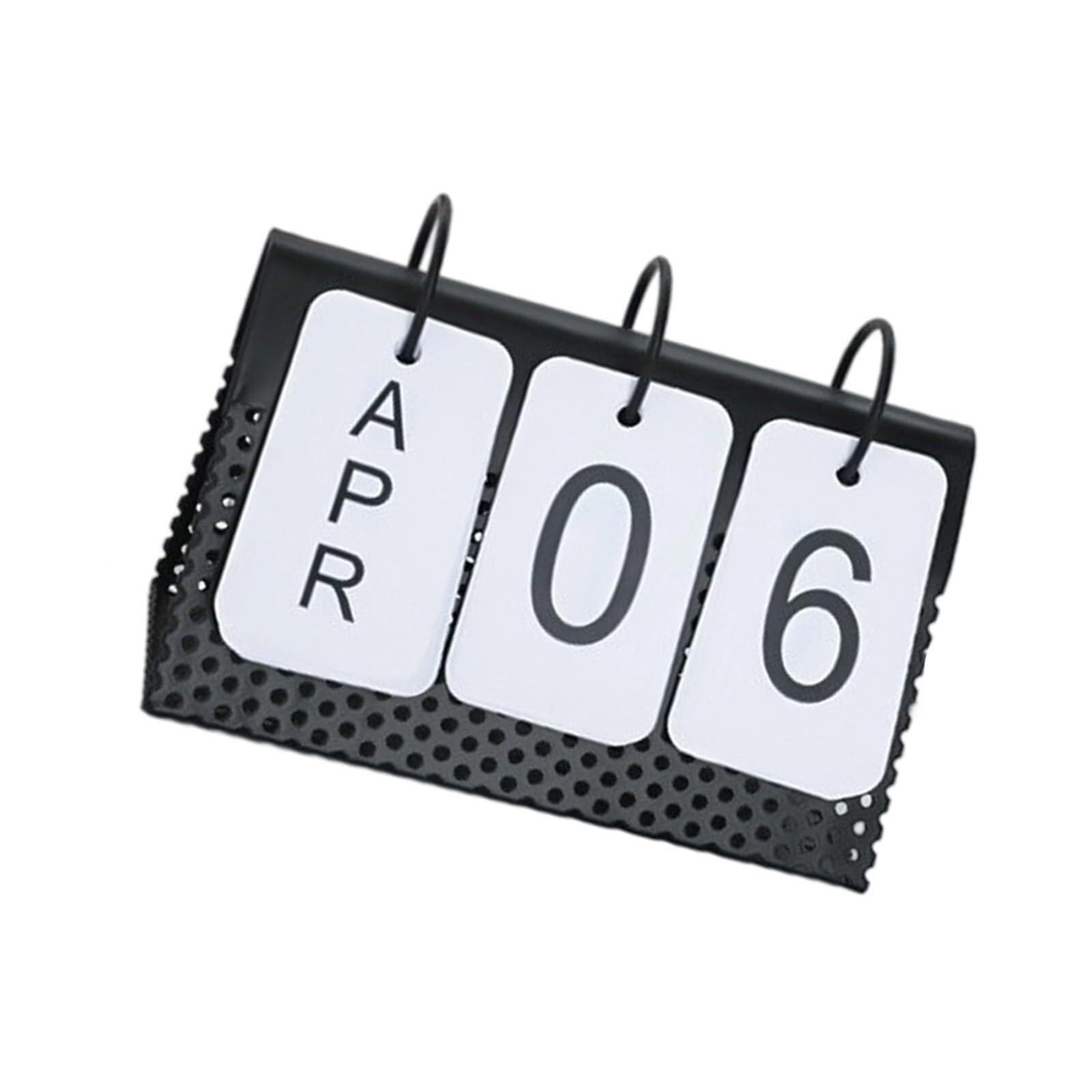 Tischkalender mit Fester Anzeige von Tag und Monat, permanent, für Schreibtisch, Büro oder Kabine