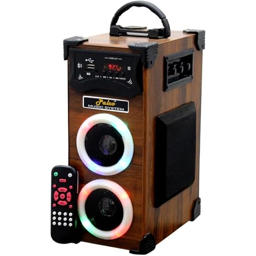 PALCO SOUND SYSTEM M1900 BRN 30 Watt Floor Standing Tower Sp